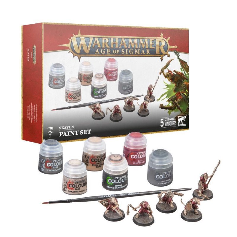 Set de pinturas de Skaven