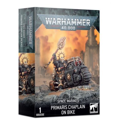 Marines Espaciales - Capellán Primaris en Moto