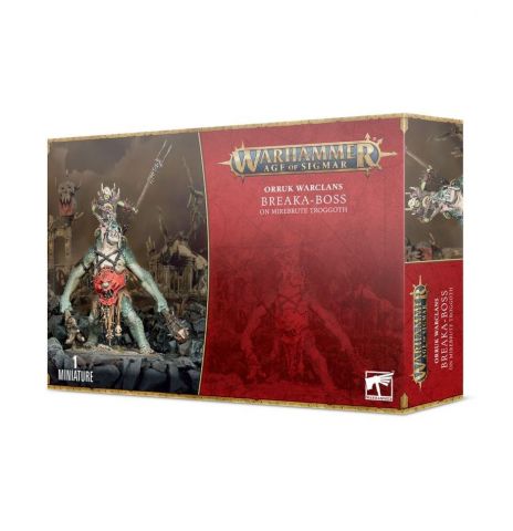 Klanes Orruk - Jefe Domador en Troggoth lodoso