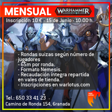 Mensual Underworlds - 15 de Junio