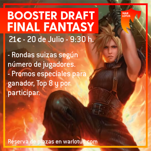 [MTG] Booster Draft Final Fantasy - 20 de Julio